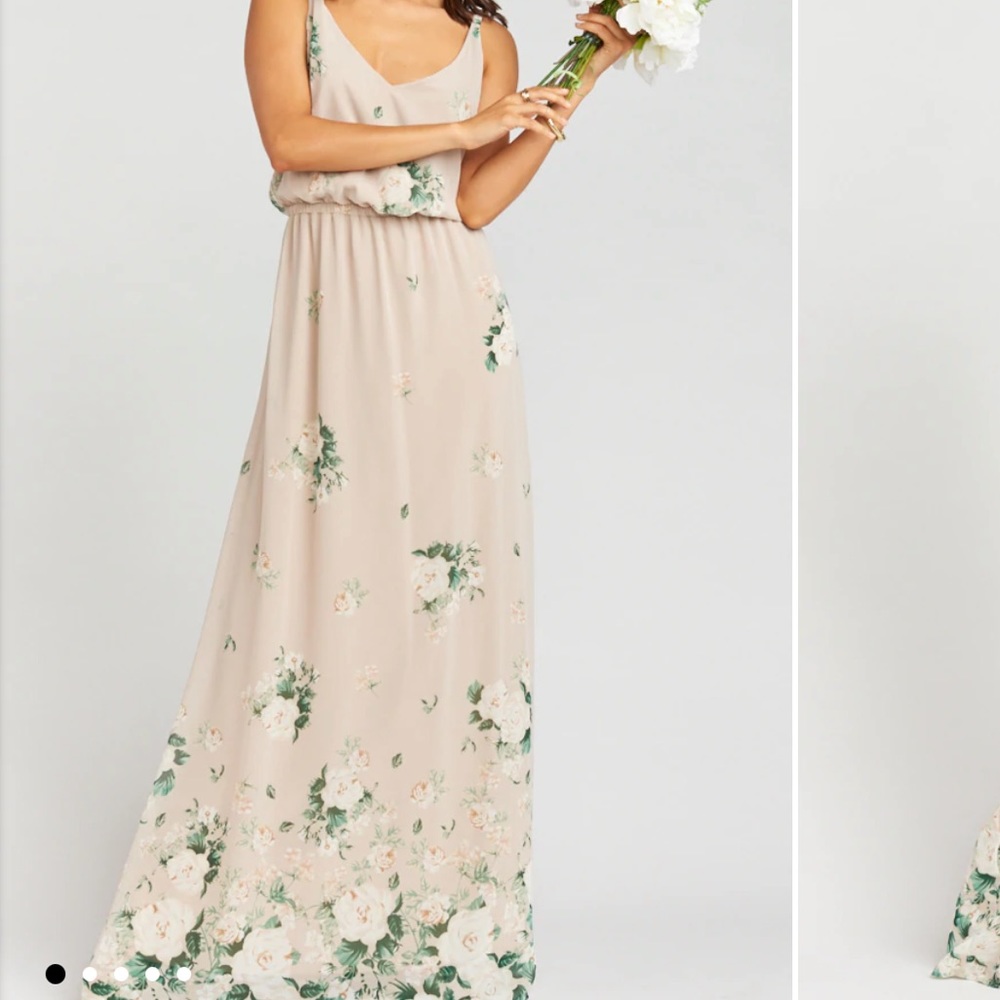 Show Me Your Mumu Kendall Maxi Dress in bouquet toss